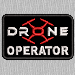 Шеврон нашивка Drone Operator Оператор Дрона БПЛА Аеророзвідка 70*45 на липучці вишитий